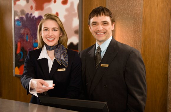 Hotel managers oversee the hiring and training staff, marketing, handling unexpected issues, setting quality standards—and everything in between!