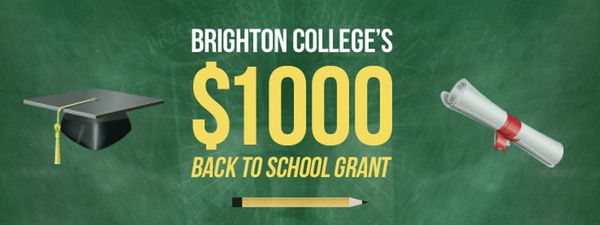 $1000 Back to School Grant Offered by Brighton College